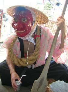 ほうらい祭り　獏面